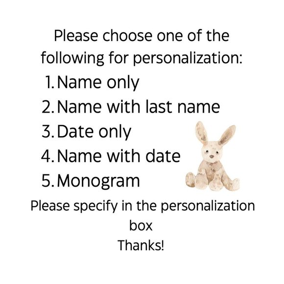 Embroidered Custom Baby Blanket gift set - Picture 5 of 10